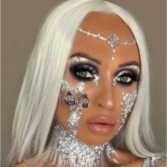 ✨24” WHITE PLATINUM STRAIGHT LACE FRONT WIG *NEW*